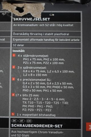 681623-2 Screwdriver set from Powerfix
