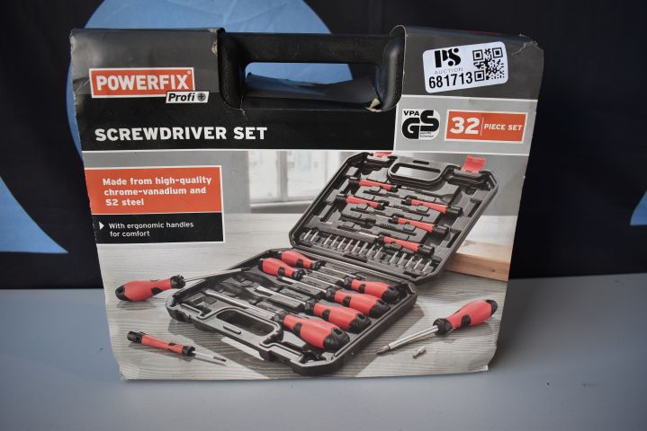 681713-1 The screwdriver set from Powerfix