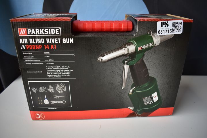 681715-1 Pneumatic pop pliers from Parkside - PDBNP 14 A1