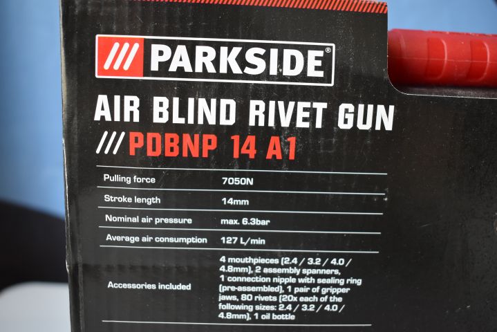 681715-2 Pneumatic pop pliers from Parkside - PDBNP 14 A1