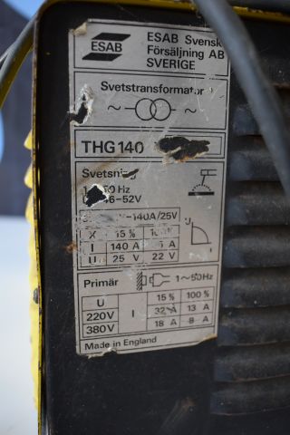 681754-3 Welding from ESAB - THG 140