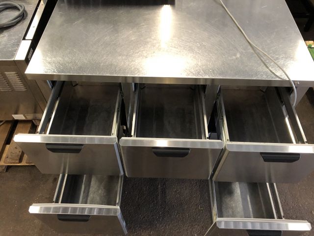 698155-2 Porkka bar fridge with 5 drawers