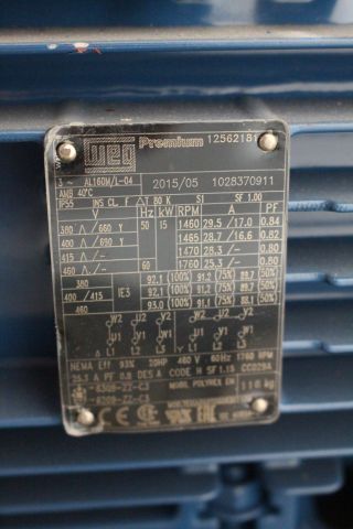 660860-6 Induction motor WEG AL160M / L-40 -15