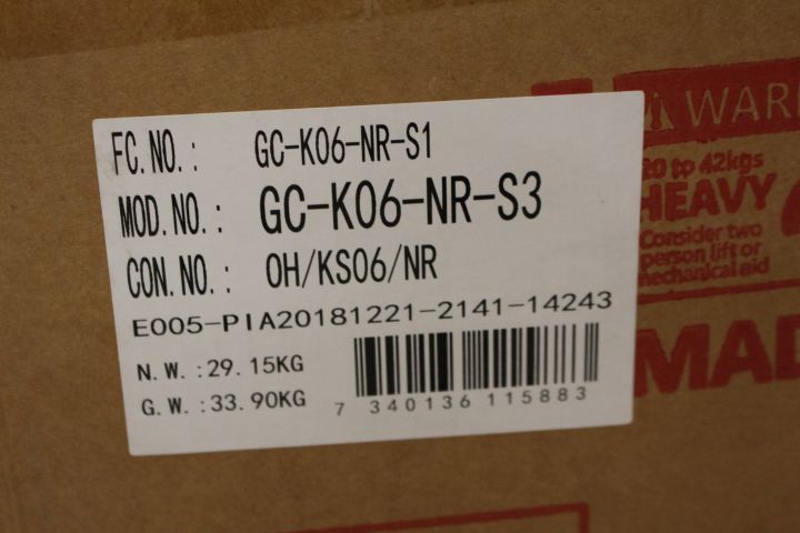 660881-4 Gaming chair / office chair DXRacer GC-K06-NR-S3