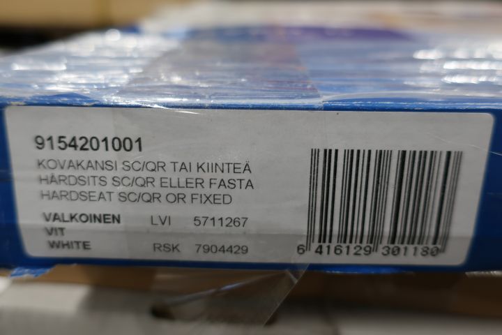 698592-2 Toilet seat IDO Seven D 91542 Soft-closing Hard seat White