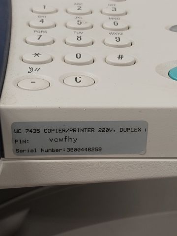 661623-9 Printer Xerox Workcentre 7435