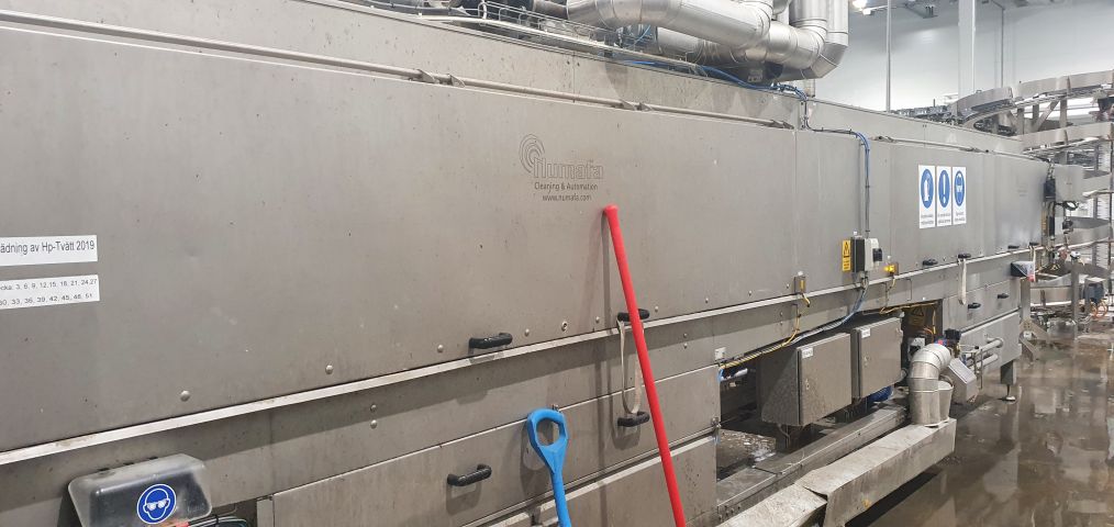 699693-19 Fully automatic washing line for product trays