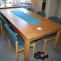 633134-1 Dining table and 6 chairs Kinnarps