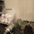 687675-5 6 dispensers for eg soft ice cream sprinkles.