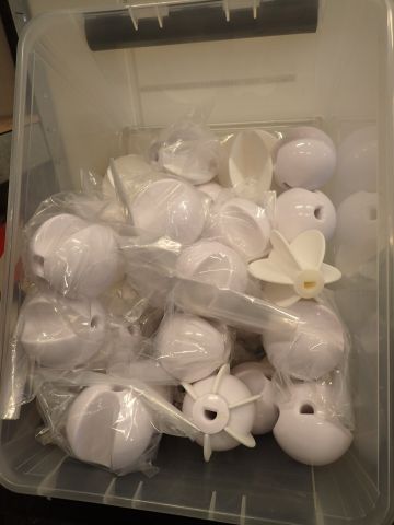 687675-11 6 dispensers for eg soft ice cream sprinkles.