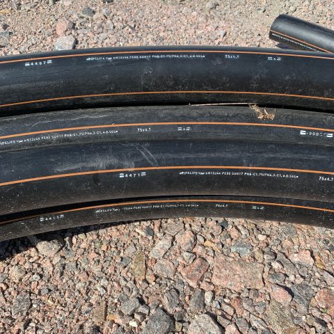 699758-2 Pressure pipe Pipelife PE80 SDR17 PN8 - C1.75 / PN6.3 - 25 meters