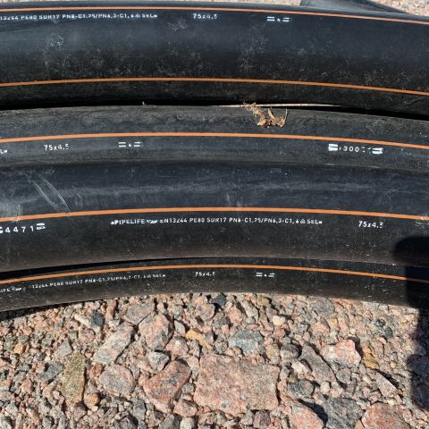 699758-3 Pressure pipe Pipelife PE80 SDR17 PN8 - C1.75 / PN6.3 - 25 meters