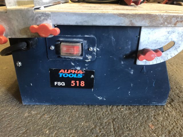700979-4 Tile cutting machine - Alpha Tools FSG 518