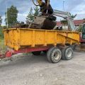 661315-25 Komatsu PW148-8 Wheeled excavator with trailer
