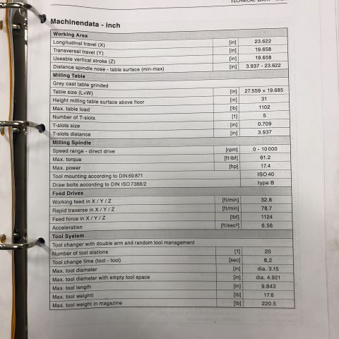697088-36 VMC Emco Concept Mill 450