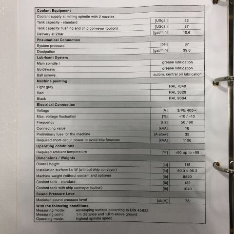 697088-37 VMC Emco Concept Mill 450