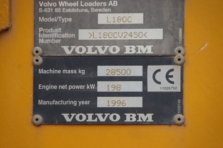 Wheel loader Volvo L180 C - PS Auction - We value the future