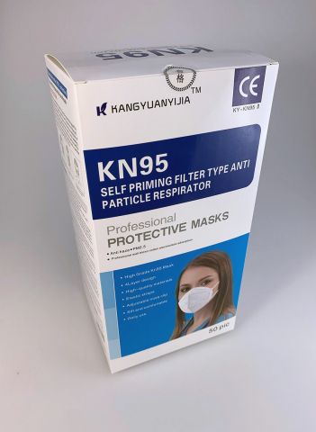 703190-7 Respiratory protection FFP2 (PFE): ≥95%, CE marked, 50 pieces