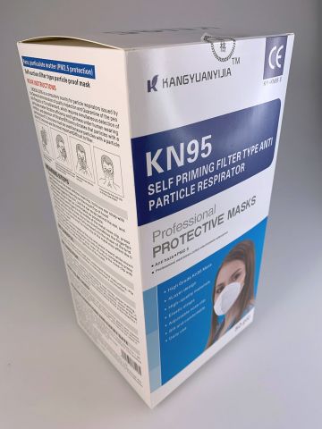 703190-9 Respiratory protection FFP2 (PFE): ≥95%, CE marked, 50 pieces