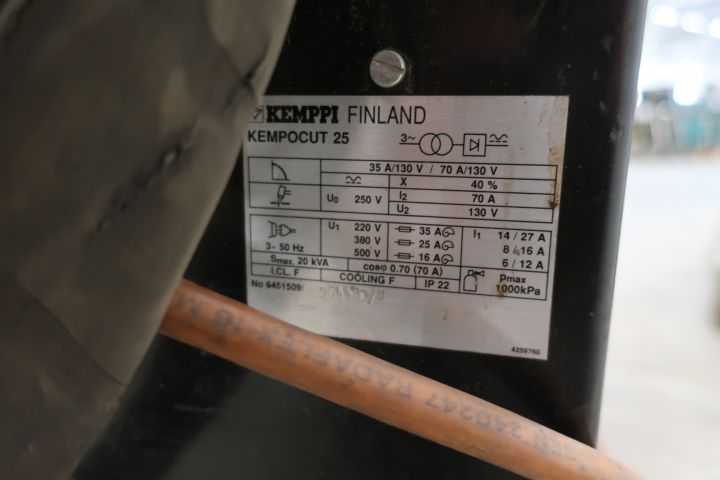 702605-5 Plasma cutter KEMPPI Kempocut 25