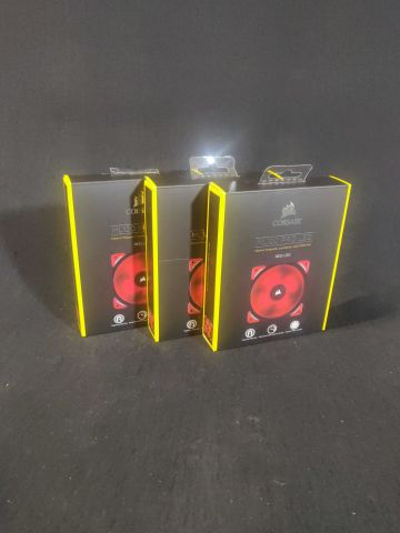 702781-2 Computer fans Corsair ML120 PRO LED Red, 120mm (3 pcs)