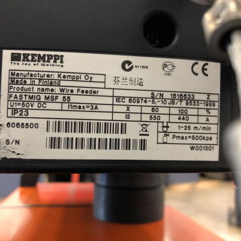 697095-9 Mig welding machine Kemppi FastMig KMS 400 Synergic