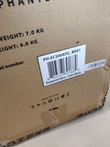 702831-4 Computer Chassis Phanteks Eclipse P300A Air Temp Glass Black