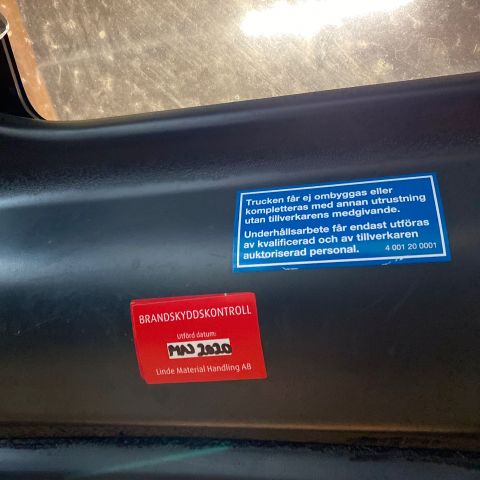 704183-15 Counterbalance truck Linde E20PHL-01 - 2008