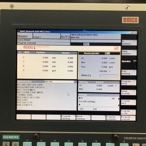 697088-5 VMC Emco Concept Mill 450