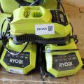 704258-7 2x Screwdriver - Ryobi RCD-1802 & 3x charging docks