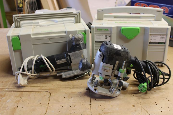 704264-2 Hand router & Jigsaw - Festool OF 1010 EBQ & PS1E