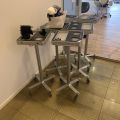 699140-1 Hair coloring trolleys 6pcs and various color mixing equipment