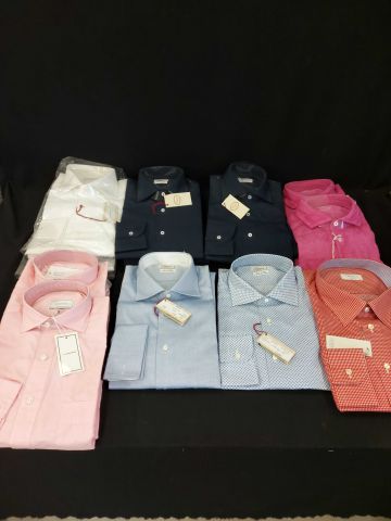 703474-2 Mixed Shirts 18 Eton, Fradi, Stenströms & Pasqui