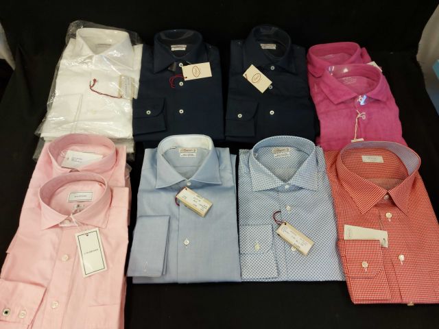 703474-3 Mixed Shirts 18 Eton, Fradi, Stenströms & Pasqui