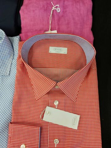 703474-4 Mixed Shirts 18 Eton, Fradi, Stenströms & Pasqui