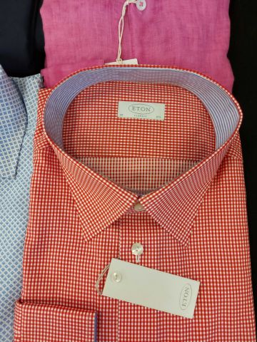 703474-7 Mixed Shirts 18 Eton, Fradi, Stenströms & Pasqui