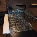 646391-3 Saladette glass top Adexa S903CG (136x70x133 cm)