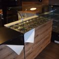 646391-2 Saladette glass top Adexa S903CG (136x70x133 cm)
