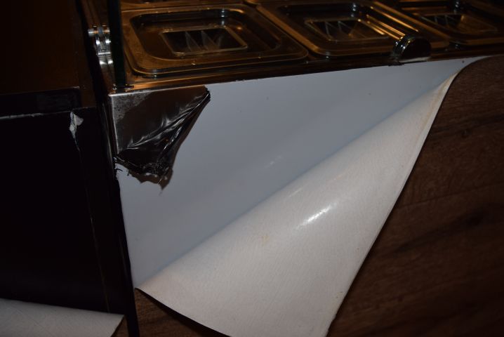 646391-11 Saladette glass top Adexa S903CG (136x70x133 cm)