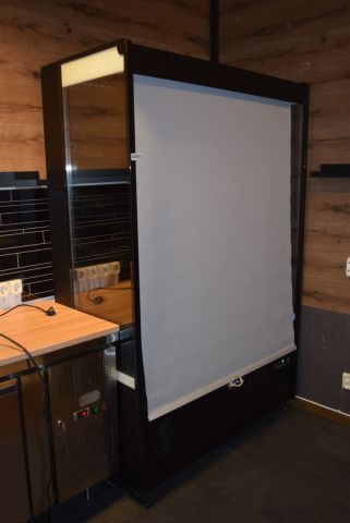 646393-9 Wall cooler Adexa BLF-1366 with night curtain (131x66x200 cm)