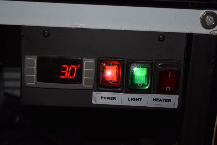 646393-11 Wall cooler Adexa BLF-1366 with night curtain (131x66x200 cm)