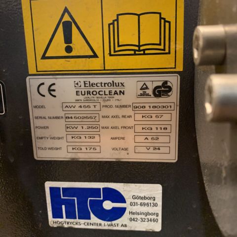 701991-6 Scraper Electrolux Euroclean AW455T