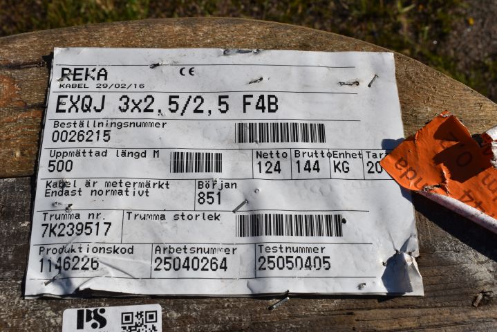 684781-3 Ground cable from Reka