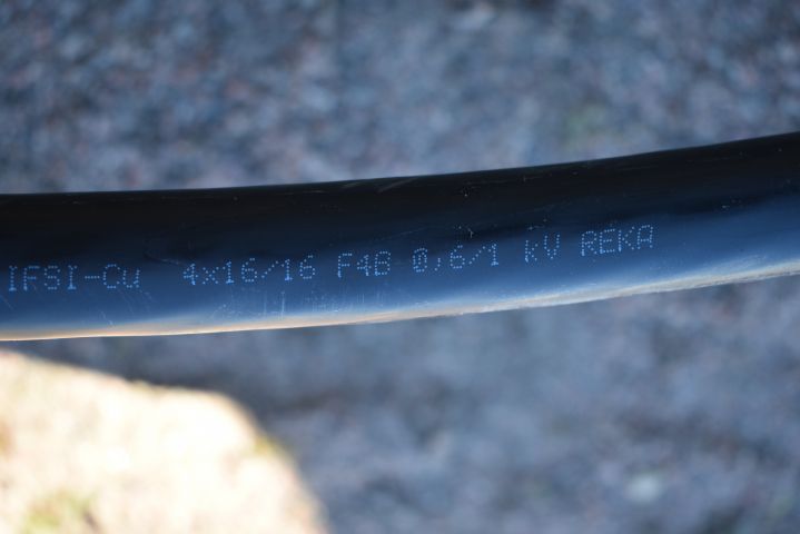 684802-6 Ground cable from Reka - XCMK-HF 4x16 / 16. FXQJ 4x16 / 16