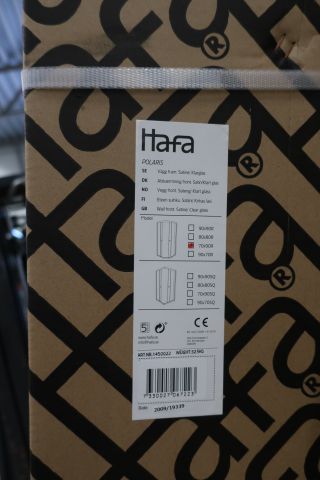 706793-3 Shower cabin Hafa Polaris Round 700x900 mm. Mixer assembly Right