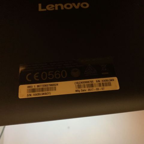 701448-7 Tablet Lenovo TB2-X30L