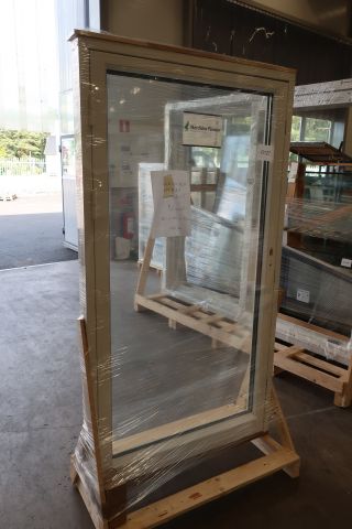 706568-1 Exterior window door Norrland wood 2-glass VH 1080x1980 mm