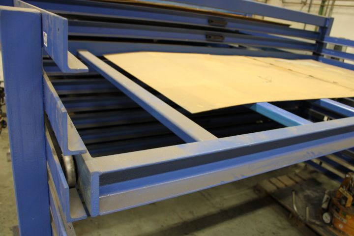 690996-15 Förvaringsställ för plåt "Plåtbyrå" 335x340x200cm