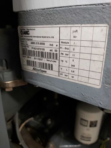 708077-13 Industrial compressor Atlas Copco ZT 75 VSD FF