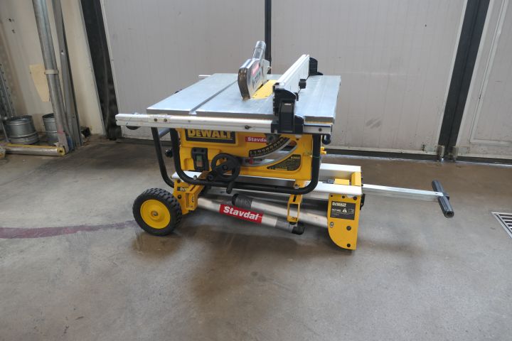 447719-10 DeWalt table circular saw DW 745 -QS with stand DE7400